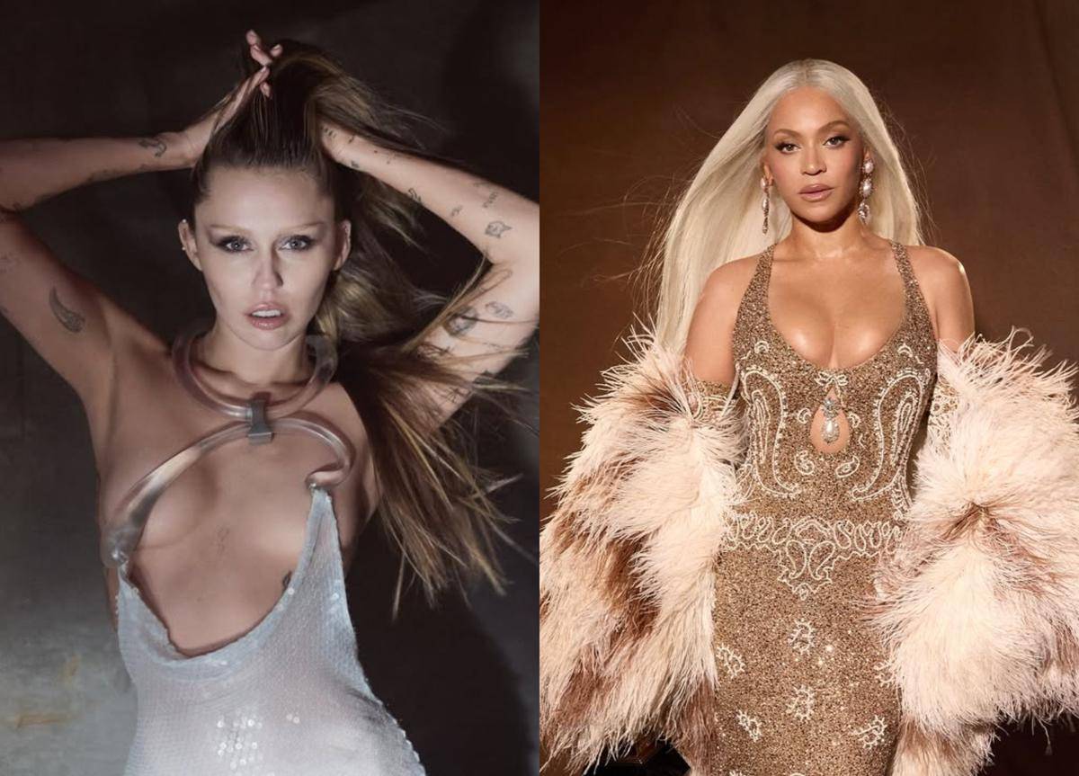 Miley Cyrus (instagram.com/mileycyrus) | Beyonce (instagram.com/beyonce)